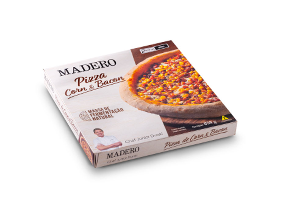 PIZZA CORN & BACON 650G EMP - UN